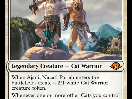 Ajani, Nacatl Pariah    Ajani, Nacatl Avenger [Modern Horizons 3] Supply