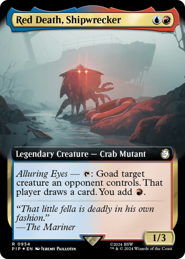 Red Death, Shipwrecker (Extended Art) (Surge Foil) [Fallout] Supply