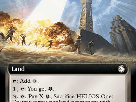 HELIOS One (Extended Art) (Surge Foil) [Fallout] For Discount