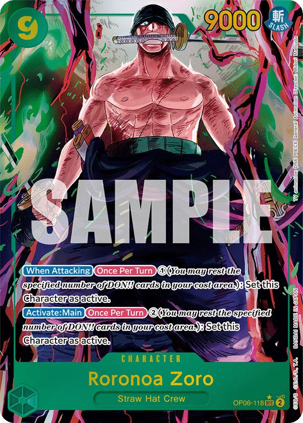 Roronoa Zoro (Alternate Art) [Wings of the Captain] Online