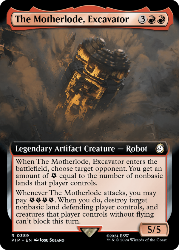 The Motherlode, Excavator (Extended Art) [Fallout] Online Sale