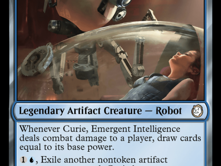 Curie, Emergent Intelligence (Surge Foil) [Fallout] on Sale