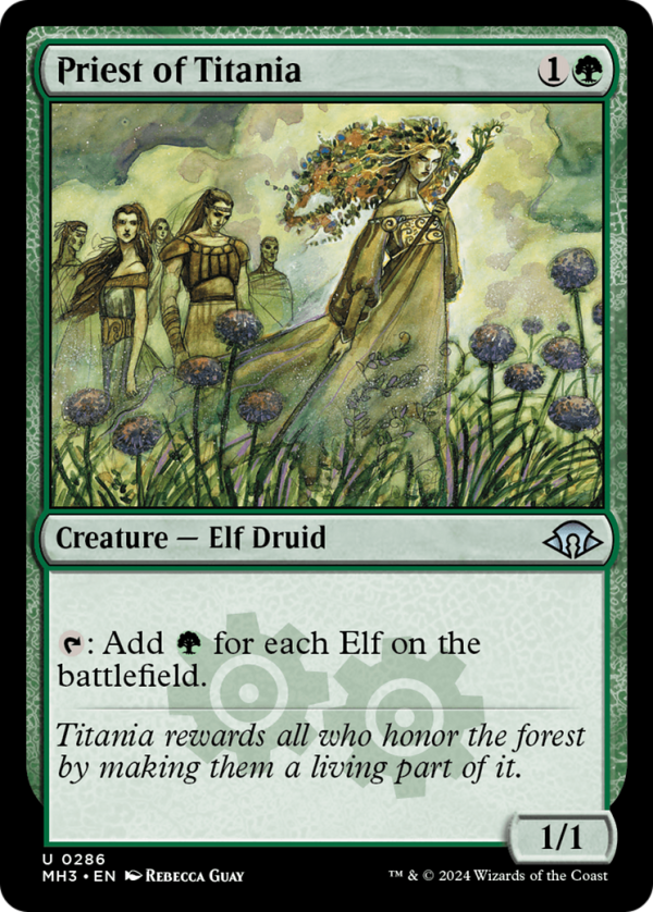 Priest of Titania [Modern Horizons 3] Hot on Sale