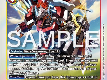 RizeGreymon (X Antibody) [BT9-041] (Event Pack 6) [X Record Promos] Online