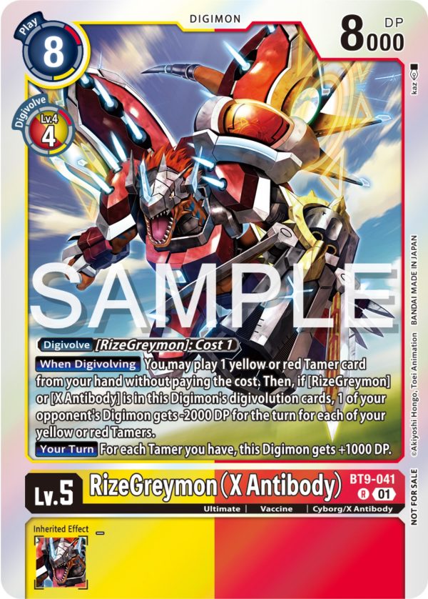 RizeGreymon (X Antibody) [BT9-041] (Event Pack 6) [X Record Promos] Online