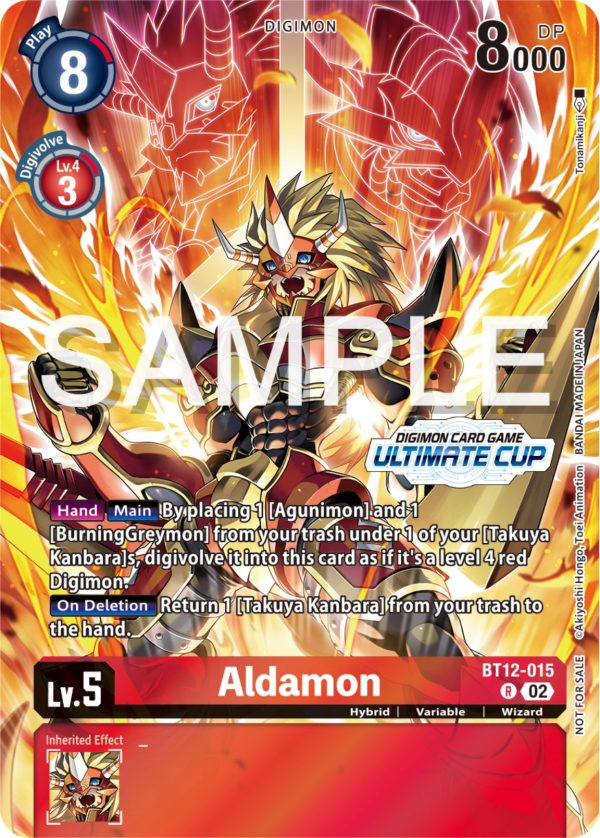 Aldamon [BT12-015] (Ultimate Cup 2024) [Across Time Promos] Hot on Sale