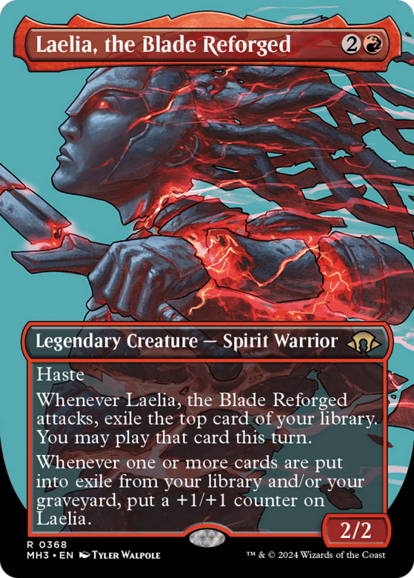 Laelia, the Blade Reforged (Borderless) [Modern Horizons 3] on Sale