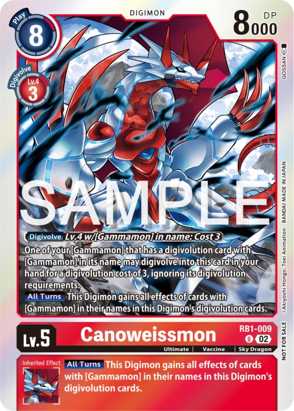 Canoweissmon [RB1-009] (Event Pack 6) [Resurgence Booster] For Sale