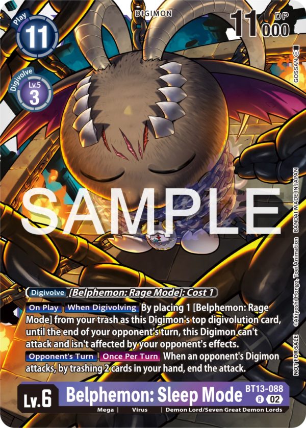 Belphemon: Sleep Mode [BT13-088] (Event Pack 6) [Versus Royal Knights Promos] Supply