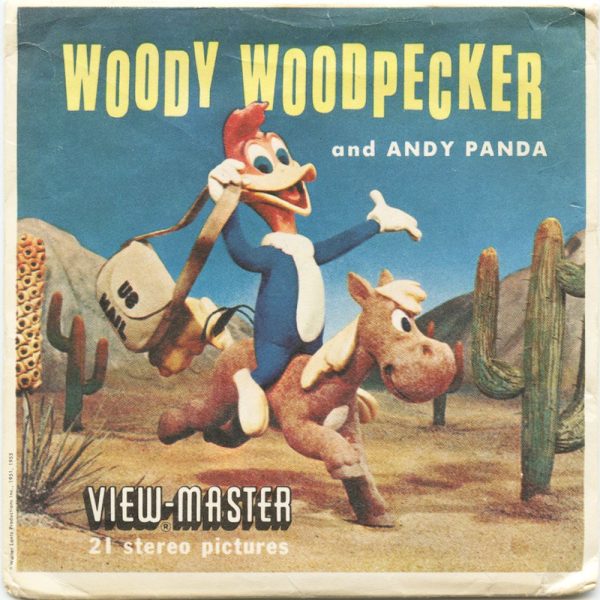 Woody Woodpecker and Andy Panda - View-Master 3 Reel Packet - vintage - B510-S5 on Sale