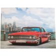 Red Car - 3D Lenticular Poster - 12x16 Print - New Cheap