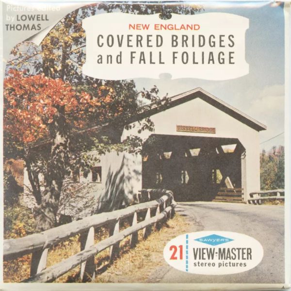 Covered Bridge and Fall Foliage - View-Master 3 Reel Packet - vintage - A611-S6A Cheap