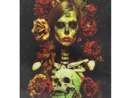 Catrina with Skull  - 3D Lenticular Poster - 12x16 Print - New Fashion