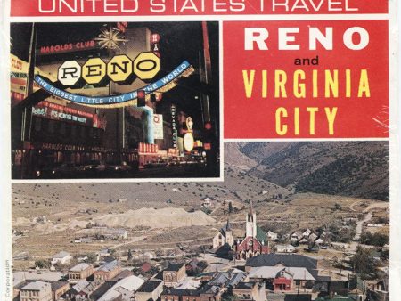 Reno and Virginia City - View-Master 3 Reel Packet - 1978 - vintage - A157-G6 on Sale