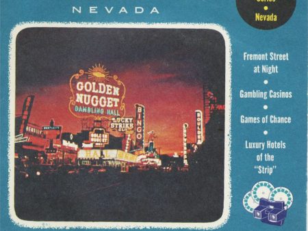 Las Vegas - View-Master 3 Reel Packet - vintage - 15-A,B,C-S3 Hot on Sale