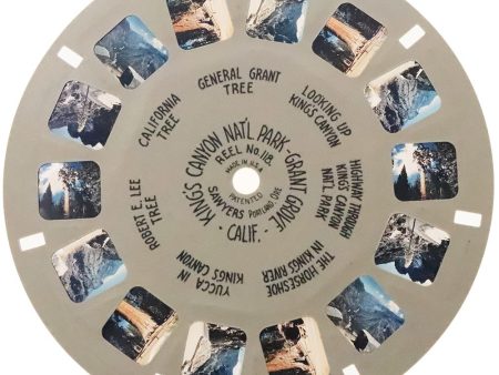 Kings Canyon Nat l Park - Grant Grove - California - View-Master Hand-Lettered Reel - vintage - (HL-118c) Sale