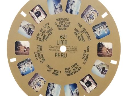 Lima Peru - View-Master Buff Reel  - vintage - (BUF-621n) Fashion