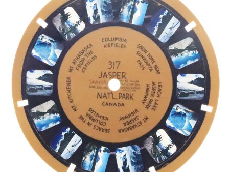 Jasper Nat l Park - View-Master Blue Ring Reel - vintage - (BR-317n) on Sale