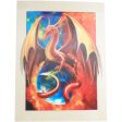 Dragon on the Earth - 3D Lenticular Poster - 12x16 Print - New For Discount