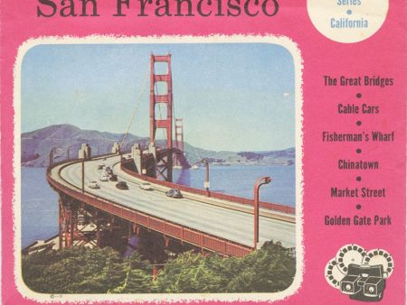 San Francisco - View-Master 3 Reel Packet - 1954 - vintage - 198-A,B,C-S3 Sale