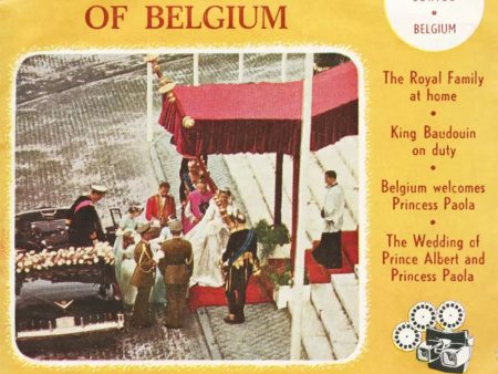 The Royal Family of Belgium - View-Master 3 Reel Packet - vintage - 1976-A,B,C-BS3 Hot on Sale