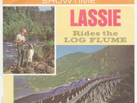 Lassie Rides the Log Flume - View-Master 3 Reel Packet - vintage - B489-G3A Cheap