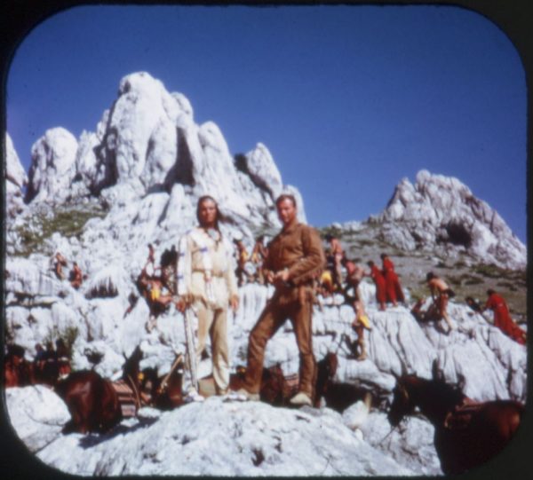 Winnetou - View-Master 3 Reel Packet - 1965 - vintage - B731-F-BG3 Online Sale