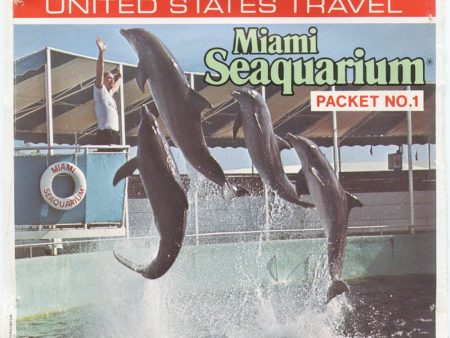 Miami Seaquarium - View-Master 3 Reel Packet - 1977 - vintage - H48-V1 Discount