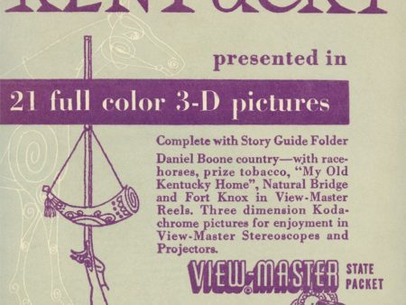 Kentucky - View-Master 3 Reel Packet - vintage - KY-1,2,3-S2 For Discount