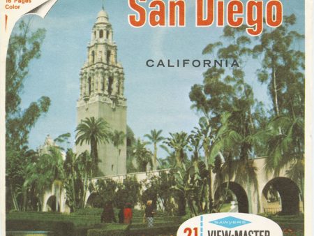 San Diego - View-Master 3 Reel Packet - vintage - A198-S6A Online Sale