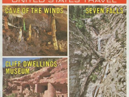 Cave of the Winds, 7 Falls, Cliff Dwelling - View-Master 3 Reel Packet - vintage - A334-G5A Supply