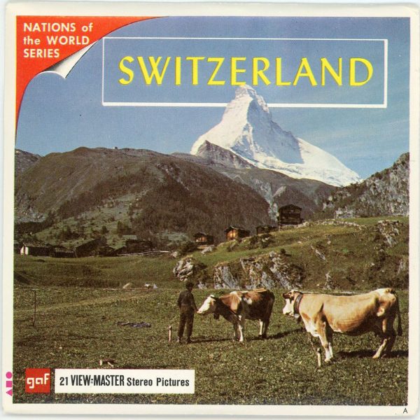 Switzerland - View-Master 3 Reel Packet - 1960 s views - vintage - ( PKT-B185-G1A) For Cheap