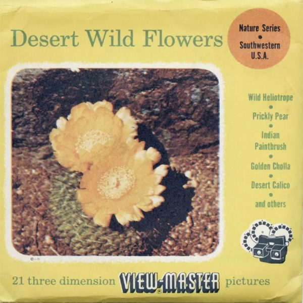 Desert Wild Flowers - View-Master 3 Reel Packet - 1955 - vintage - 985-A,B,C-S3 Discount