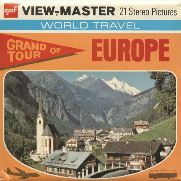 Grand Tour of Europe - View-Master 3 Reel Packet - vintage - B145-G3A Sale