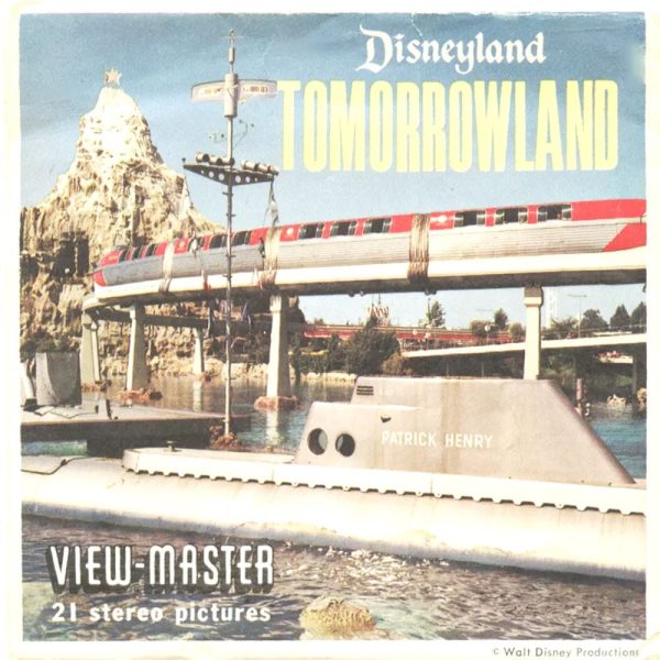 Tomorrowland - Disneyland - View-Master 3 Reel Packet - vintage - A179-S5 Fashion