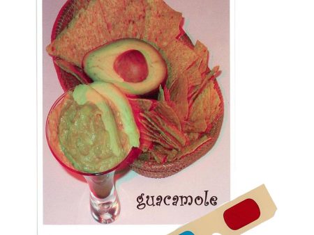 Guacamole - Phantogram Greeting Card - with 3D Glasses - Image Pops Up from the Card - Unique 3D - NEW Online Sale