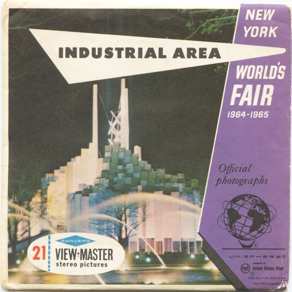 New York World s Fair - Industrial Area - View-Master 3 Reel Packet - 1964 - vintage - A675-S6 Online Hot Sale