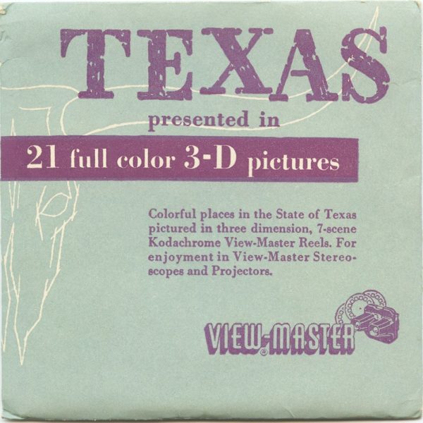 Texas - View-Master 3 Reel Packet - vintage - TX-1,2,3-S1 Online Hot Sale