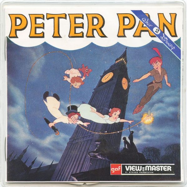 Peter Pan - View-Master 3 Reel Packet - 1957 - vintage - B372-D-BG1 For Cheap