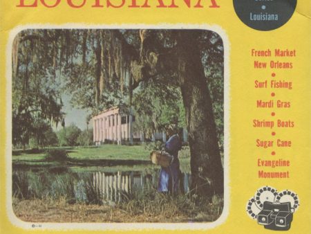 Louisiana - View-Master 3 Reel Packet - vintage - LA-1,2,3-S3 on Sale