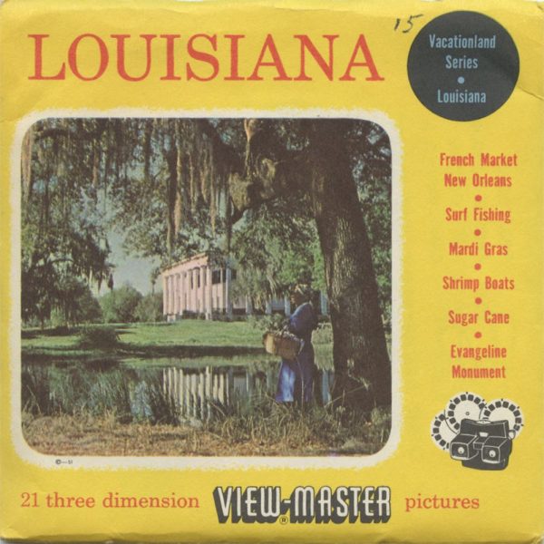 Louisiana - View-Master 3 Reel Packet - vintage - LA-1,2,3-S3 on Sale