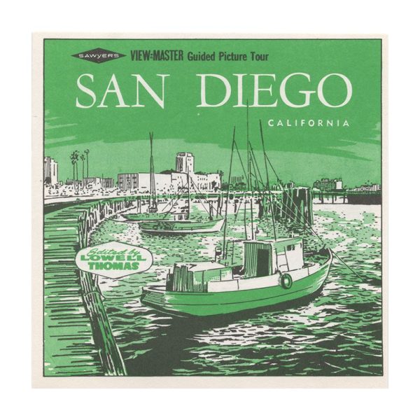 San Diego - View-Master 3 Reel Packet - vintage - A198-S6A Online Sale