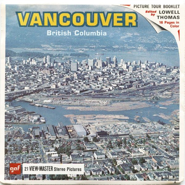 Vancouver - View-Master 3 Reel Packet - vintage - A012-G1A Sale