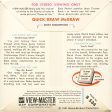 Quick-Draw McGraw - View-Master 3 Reel Packet - vintage - B534-G1A Hot on Sale