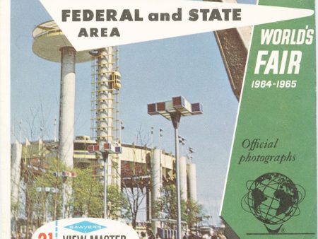 New York World s Fair - Federal and State Area - View-Master 3 Reel Packet - 1964-65 - vintage - A674-S6 on Sale