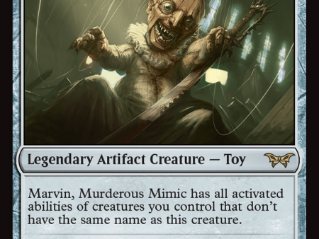 Marvin, Murderous Mimic [Duskmourn: House of Horror] Discount