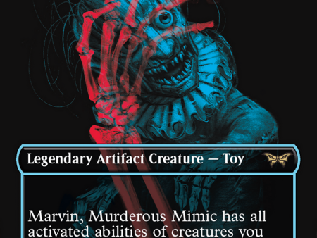 Marvin, Murderous Mimic (Showcase) [Duskmourn: House of Horror] Sale