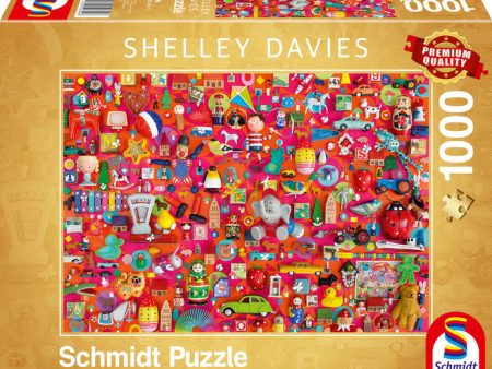 Puzzle - Schmidt Spiele - Shelley Davies: Vintage Toys (1000 pieces) Online now