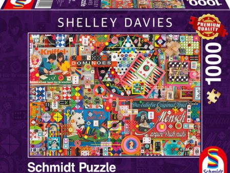 Puzzle - Schmidt Spiele - Shelley Davies: Vintage board games (1000 pieces) Sale