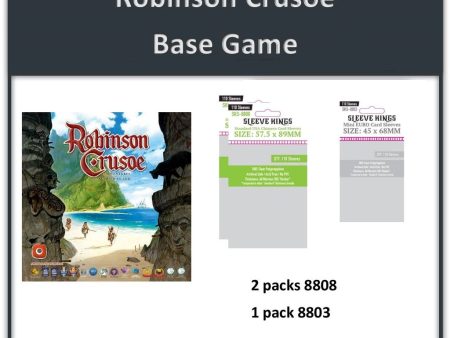 Sleeve Kings - Sleeve Bundle - Robinson Crusoe Online Sale